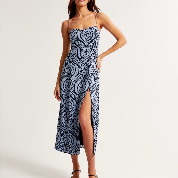Abercrombie & Fitch Camille Midi Dress - Picture 1 of 2